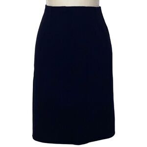Oscar De La Renta Silk Pencil Skirt